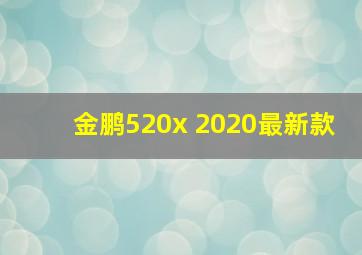 金鹏520x 2020最新款